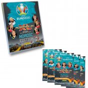 5-pack UEFA Euro 2020 Kickoff 2021 Booster fotbollskort Album samlarkort