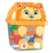 Fisher Price Mega bloks hink med klossar lejon