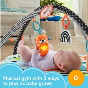 Fisher Price 3 i 1 lyssnade och växande bebis aktivitetslekmatta