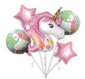 Unicorn party ballong set 5 delar