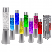 Glitter lampa med färgskiftande LED Ljus
