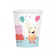 Greta Gris pappersmuggar 8 pack 250 ml