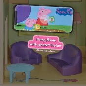 Greta Gris Stort lekhus i trä med ljud och ljus