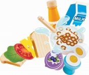 Hape Träleksaker frukost lekset