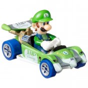 Hot Wheels, Mariokart, Minifigur Luigi