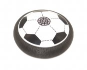 Svävande fotboll med fotbollsmål