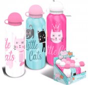 Vattenflaska i aluminium i Katt motiv, 500 ml