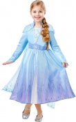 Frost Elsa Deluxe maskeraddräkt klänning