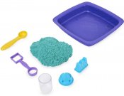 Kinetic Sand glitter Sandslott grön set