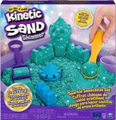 Kinetic Sand glitter Sandslott grön set