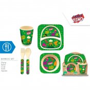 Dinosaurie, ECO Bambu, Matservis & bestick