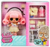 L.O.L. Surprise! Hair hair hair docka med rosa hår 8 tillbehör, 1-pack