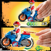 LEGO City Stuntcykel med raket