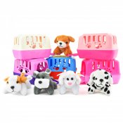 Leksakshund med bur - Gosedjur