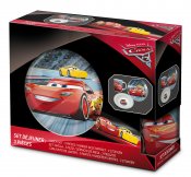 Cars, porslinset, 3 delar med tallrik, mugg och skål