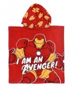 Marvel Avengers Iron-Man röd badponcho