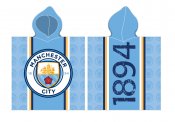 Manchester City Fotboll Badponcho 60x120 cm