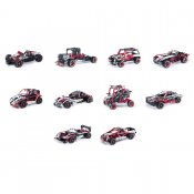 Meccano Supercar 25 i 1, metall röd