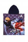 Miraculous Ladybug marinblå badponcho
