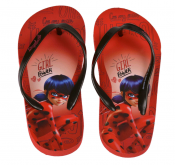 Ladybug röda flip-flops