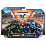 Monster Jam 1:64 Grave Digger VS Megalodon 2-pack