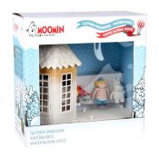 Mumin Vinter badhus med 3 figurer