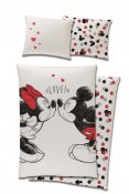 Minnie & Mickey Mouse Sengetøj Sengesæt Dynebetræk 150x210 cm