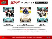 NHL ishockey samlarkort mvp Upper Deck big pack 2021-22