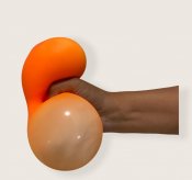 Super Soft Squishy Jumbo XL Neon Ball Orange