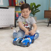 Paw Patrol Chase 2-i-1 Transformerande Movie City Cruiser Leksaksbil med motorcykel, ljus och ljud