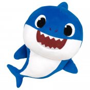 Baby Shark gosedjur Daddy med ljud, blå ca 30 cm