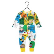 Pippi Långstrump Villekulla vit Pyjamas