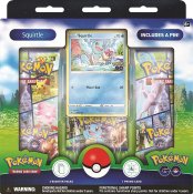 Pokémon samlarkort Squirtle promo kort med pokemon go booster paket 3-pack