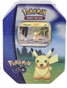 Pokémon Go Tin Box Pikachu 1-Pack Samlarkort