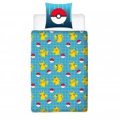 Pokémon Pikachu Sängkläder Påslakanset 150x210 CM