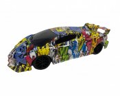 Radiostyrd bil med graffiti motiv 1:22
