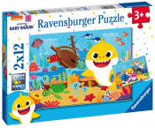 Ravensburger, Baby Shark Pussel 2x12