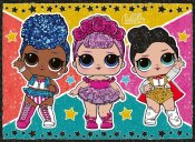 Ravensburger L.O.L. Surprise Glitter party Pussel 100 bitar med glitter