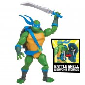 Rise af TMNT Leonardo Basic Figur Battle Shell