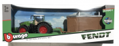 Leksakstraktor med hästbox - Fendt 1050 Vario - Burago