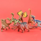 Set med dinosaurier - 6 st