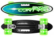 Skateboard med LED ljus hjul 59cm