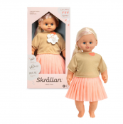 Skrållan taldocka ljust hår 45cm