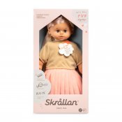 Skrållan taldocka ljust hår 45cm