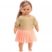 Skrållan taldocka mörkt hår 45cm