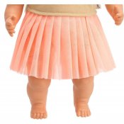 Skrållan taldocka mörkt hår 45cm