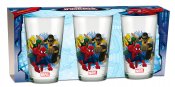 Spiderman, Iron Fist, Power Man, porslinglas i 3-pack