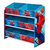 Spiderman Hylla med förvaringslådor 63x60x30cm