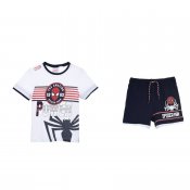 Spiderman Klädset, T-shirt & Shorts vit