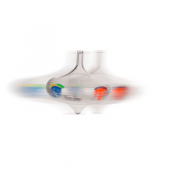 Spinning top med glitter & pärlor